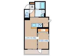 D-ROOM蒲町の物件間取画像